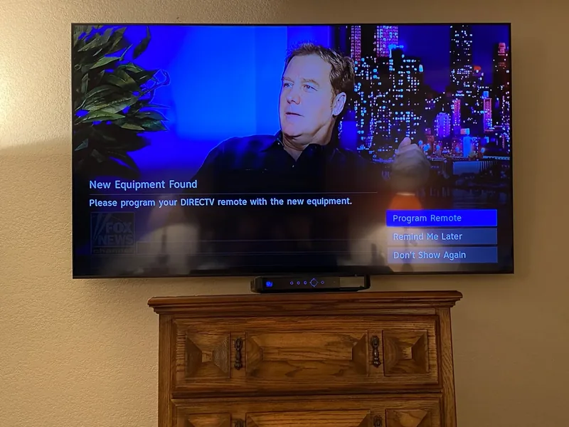 65-inch Samsung TV wall-mounted with concealed in-wall wiring in San Jose
