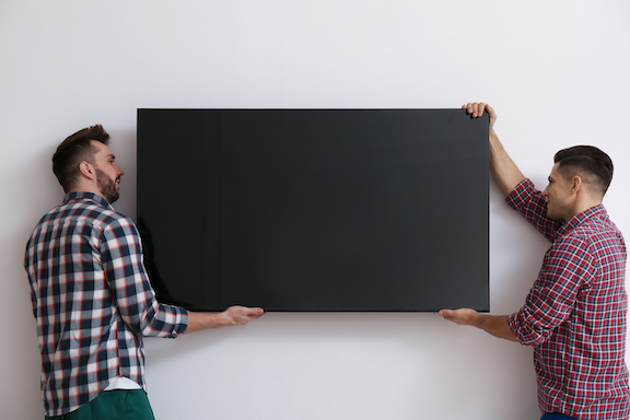 TV wall mounting