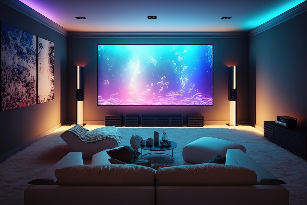 Mounting a TV in a Home Movie Theater
